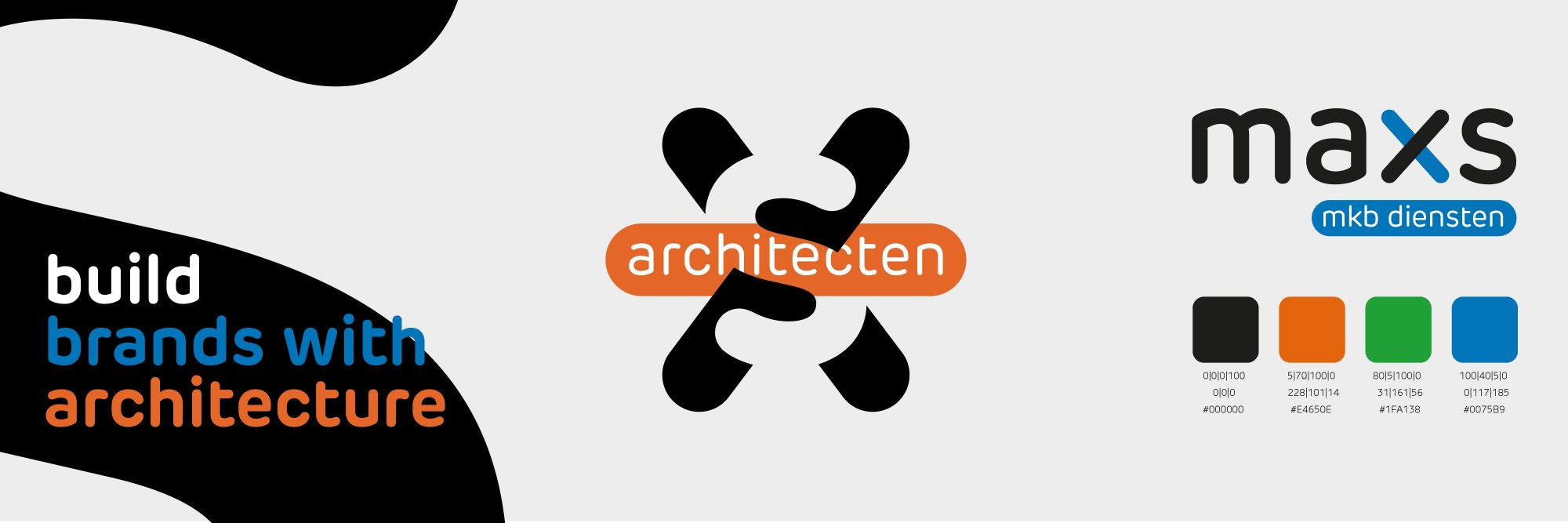 XS Architecten Merkidentiteit Logo Kleurenpalet