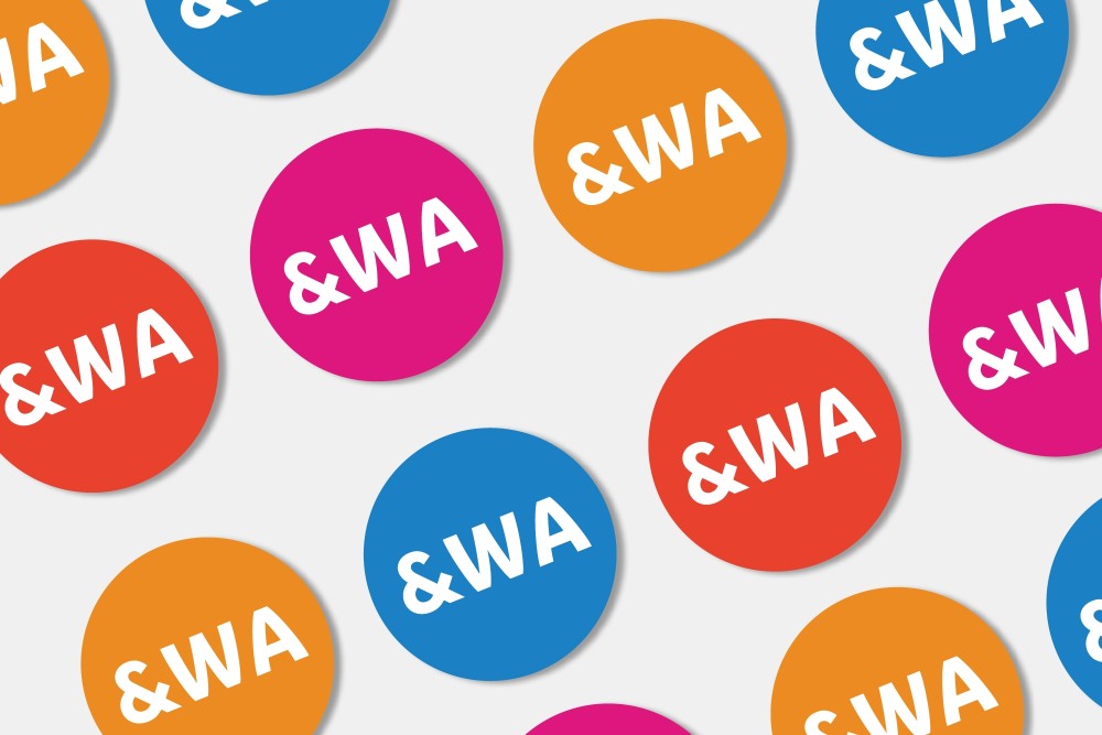 &WA Architecten Rebranding Stickers