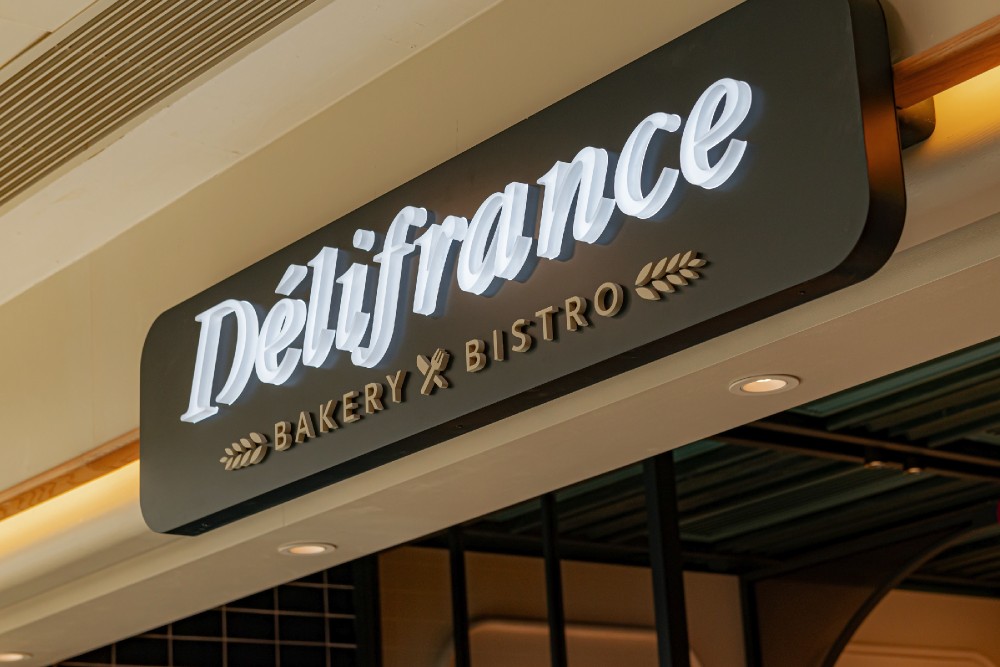 Delifrance International Retail Branding Logo