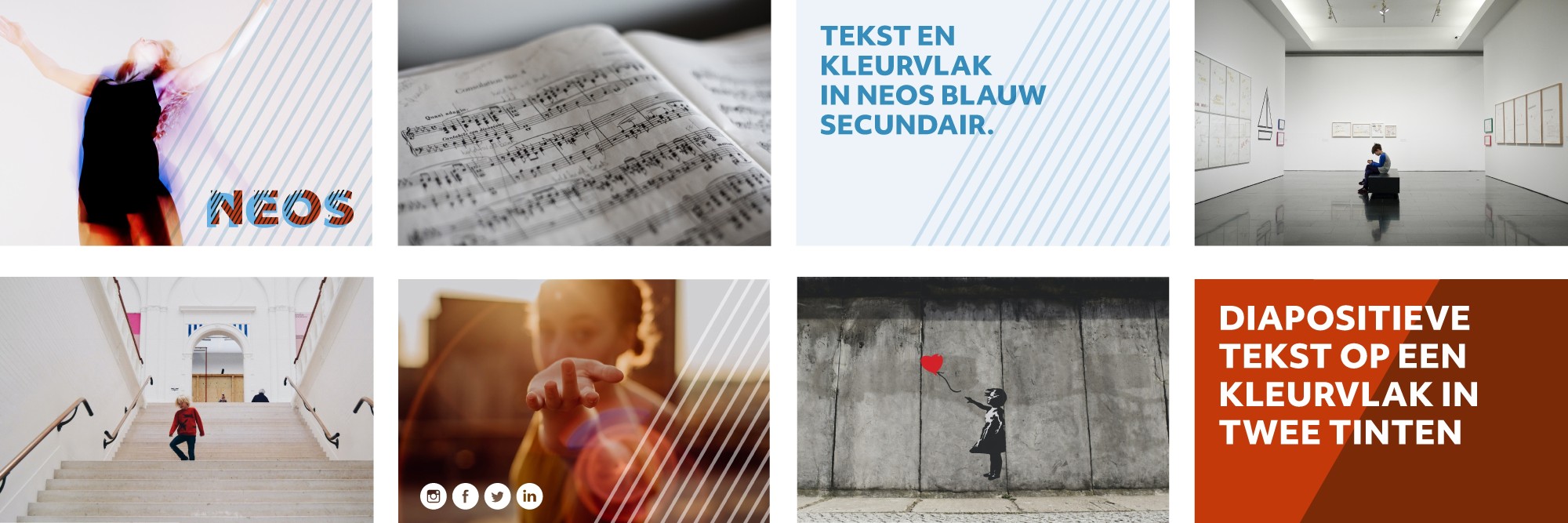 NEOS branding Social Media