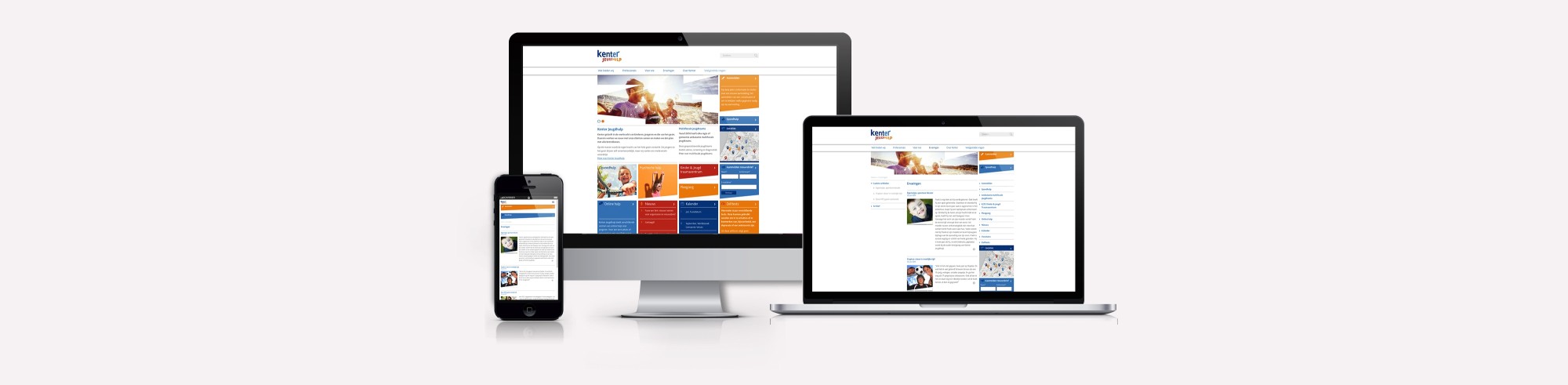Kenter Jeugdhulp merkindentiteit website