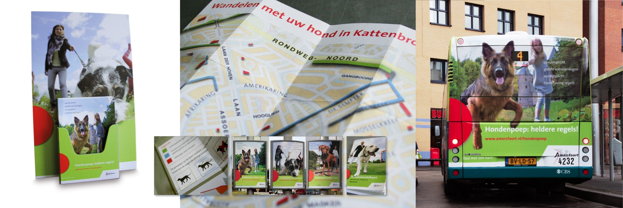 Huisstijl gemeente Amersfoort hondenpoep campagne