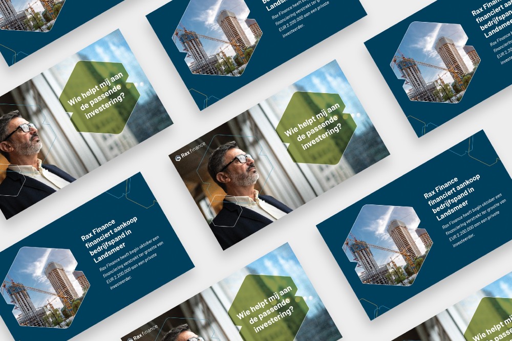 Rax Finance Positionering linkedin posts