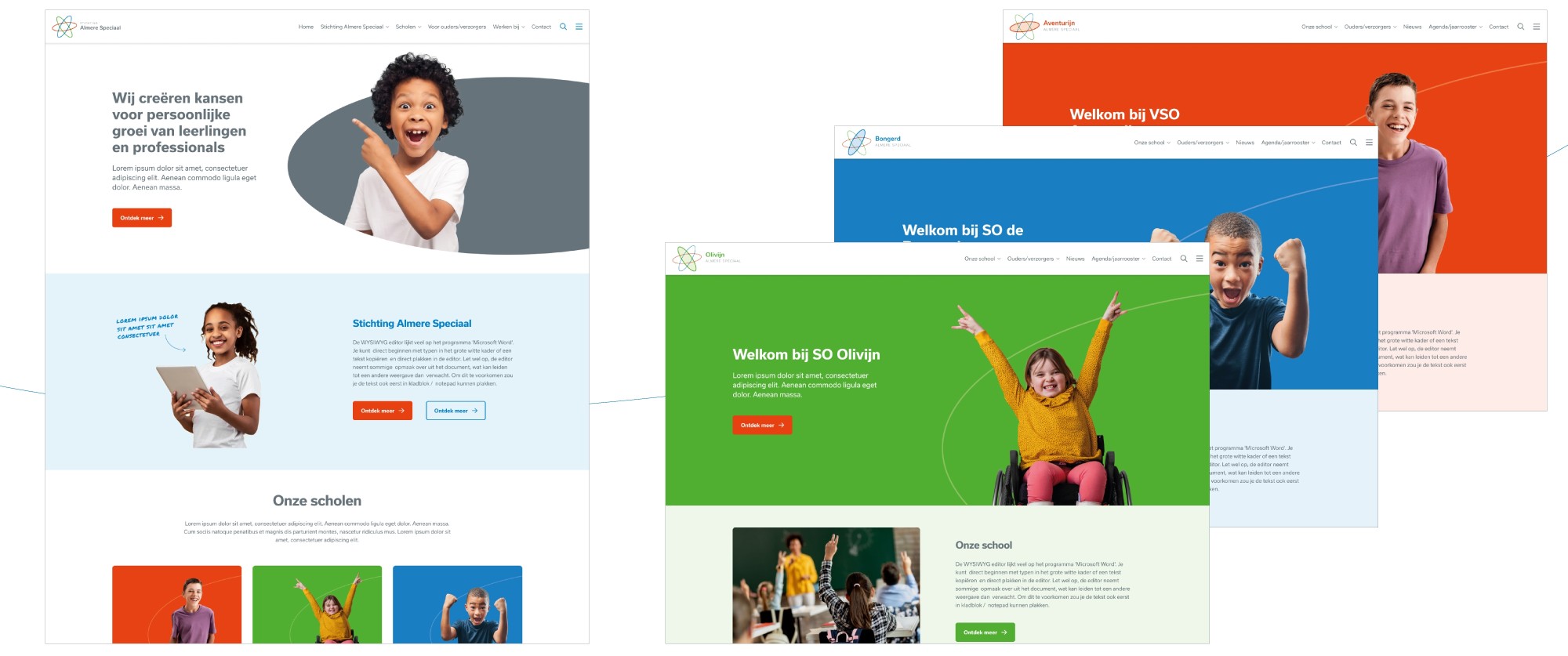 Stichting Almere Speciaal Rebranding Websites