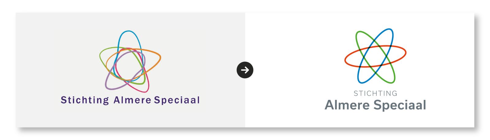 Concreet amersfoort rebranding logo merkidentiteit Stichting Almere Speciaal Concreet amersfoort rebranding logo merkidentiteit Stichting Almere Speciaal